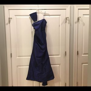 Royal Blue Mermaid Cut, 1 Shoulder W/ Gems. Prom/gala/formal